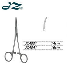 金钟止血钳JC4031 14cm 弯全齿（克氏）