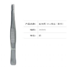 金钟医用镊J42045 18cm 横齿（敷料）