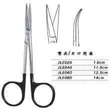 金钟小血管剪JLE040 11.5cm 弯尖 刃口开齿