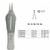 金钟整形镊 JD3050