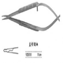金钟显微眼用持针钳YZE010 11cm 直窄 圆柄