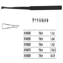 金钟剥离器N1M040 19cm 弯 叶片头 1.1×2（钛）显微剥离器