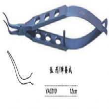 金钟撕囊镊YAC010 12cm 弧形 弹簧式
