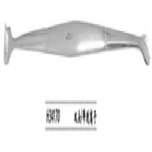 金钟扁桃体拉钩H34170 双头 带剥离子其他喉用器械